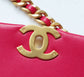 Chanel 19Bag-中號桃紅色