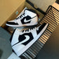N1K-AJ1Mid 高筒板鞋 休閒鞋 白黑色