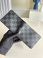 LV M63261 黑格 SLENDER 男款短夾