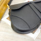 Dior Saddle 馬鞍包-手掌紋-大號黑色-25.5cm