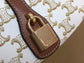 賽C家-Mini Tabou Clutch 鎖頭飾腋下包 老花白棕