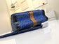 M43629 路L家-TWIST DENIM 鏈條包 赤藍色