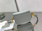 Dior Bobby-小號18cm-岩石灰牛皮