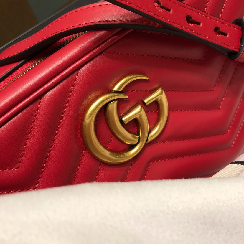 古G家-Marmont 相機包-紅 24*12*7cm