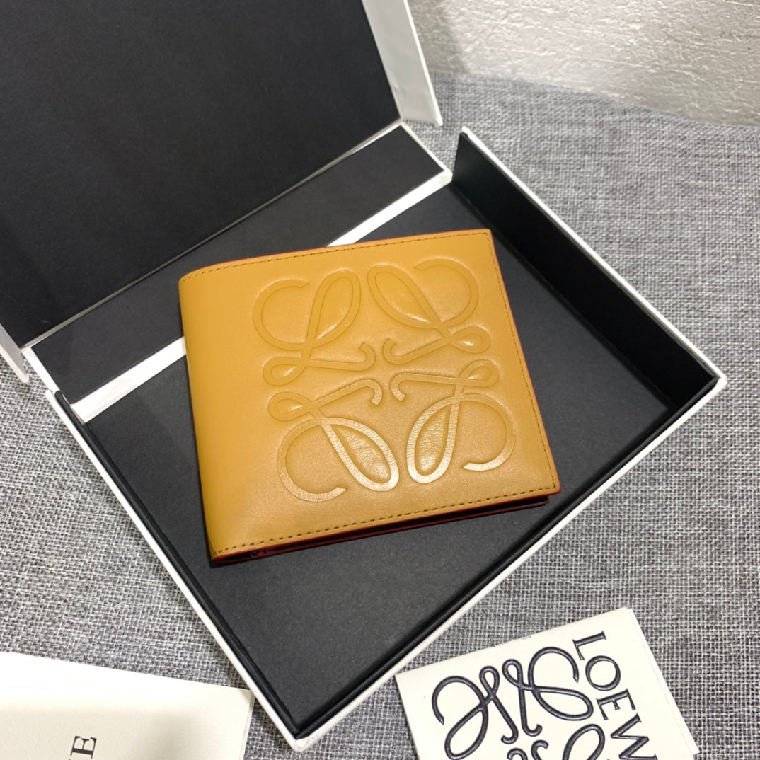 Loewe Brand Bifold Wallet 男款對折短夾