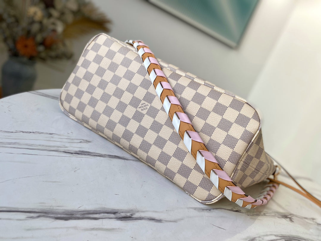 N50047 路L家-Neverfull 經典手袋 白格