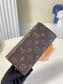 LV M60531 信封長夾-老花紫紅裡