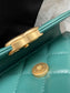 小香家-雙金球 鏈條卡包 綠色牛皮
