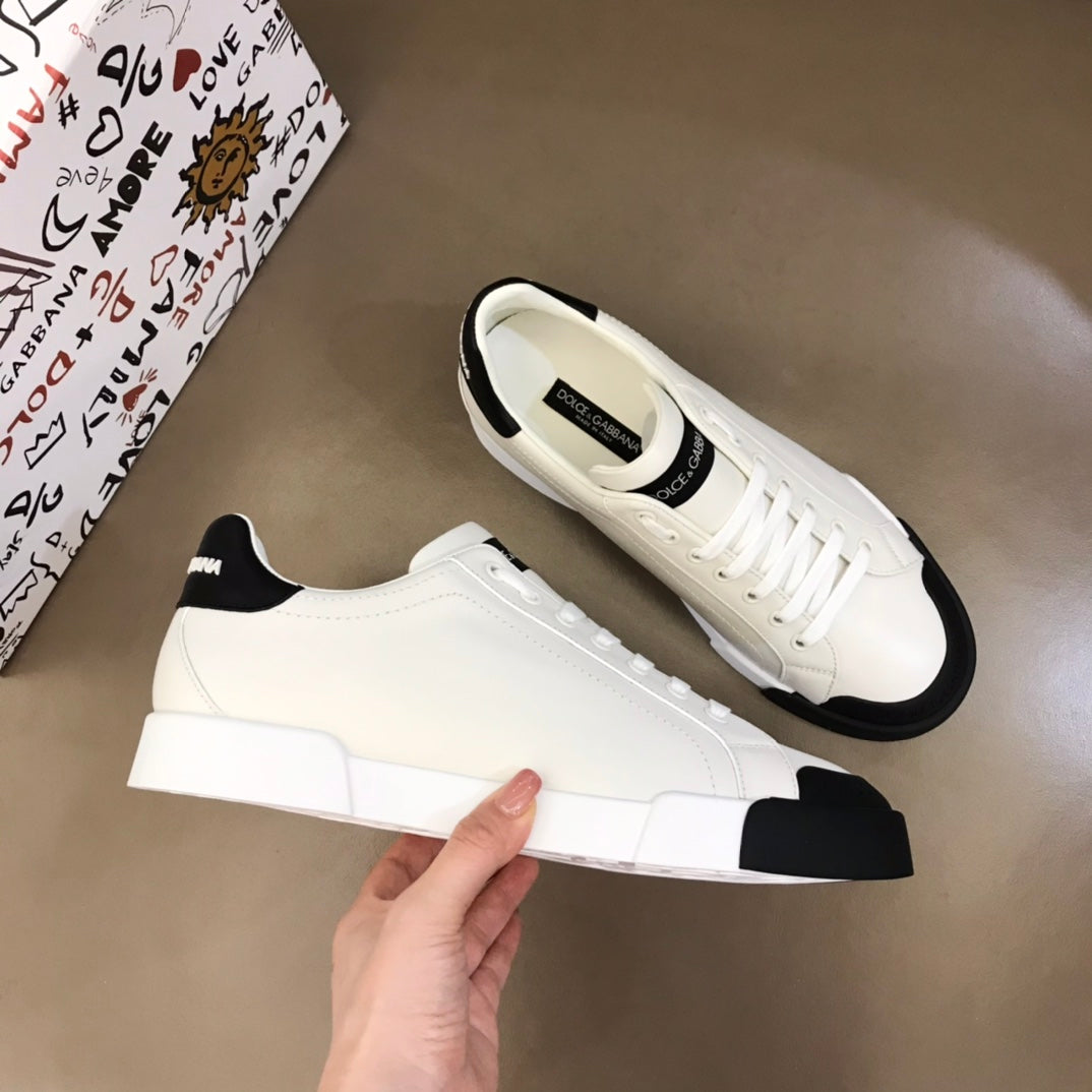 Dol-重工系列 板鞋 休閒鞋 白黑色