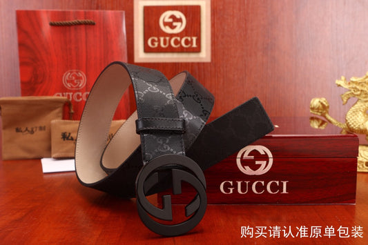 古G家-皮帶-3.8cm-男款