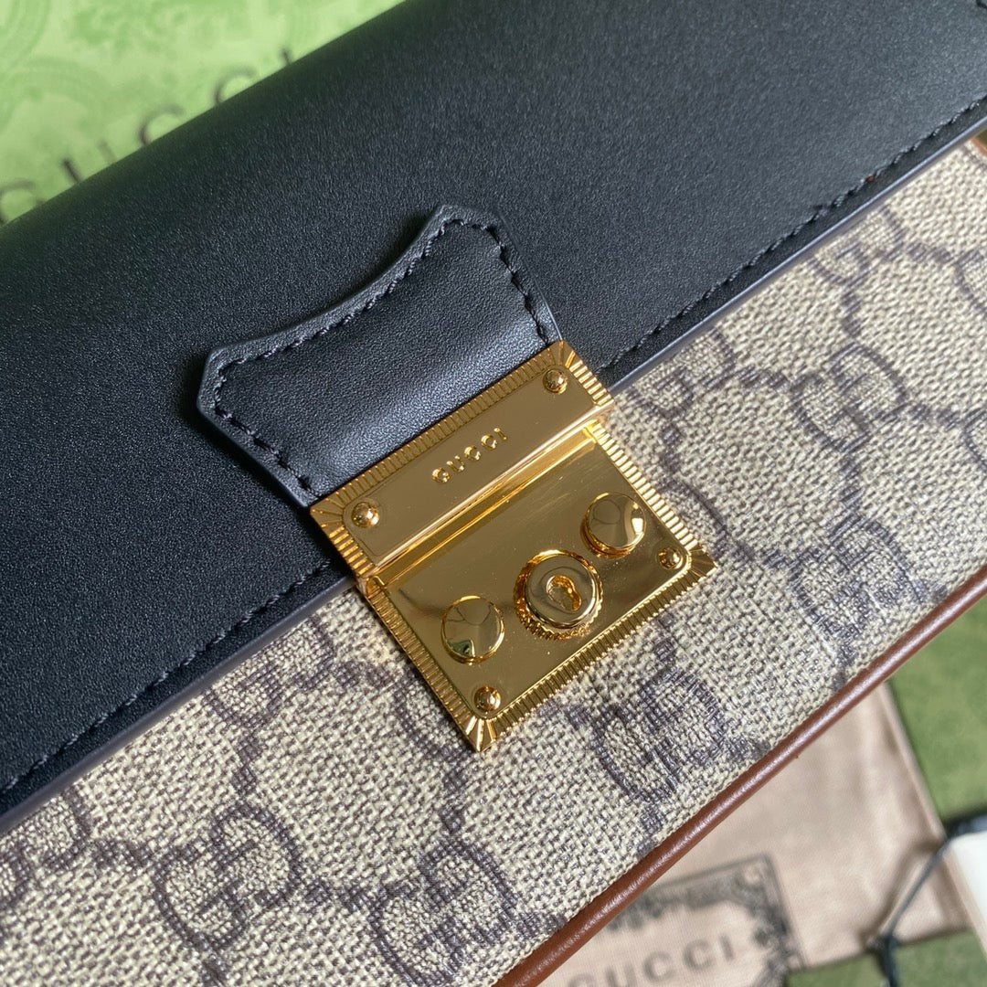 Gucci 鎖扣鏈條包 長夾