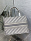 Dior Book Tote-大號41.5cm-灰色老花
