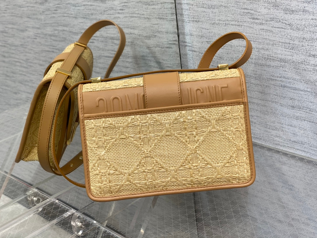 Dior-蒙田包 30系列 手工草編
