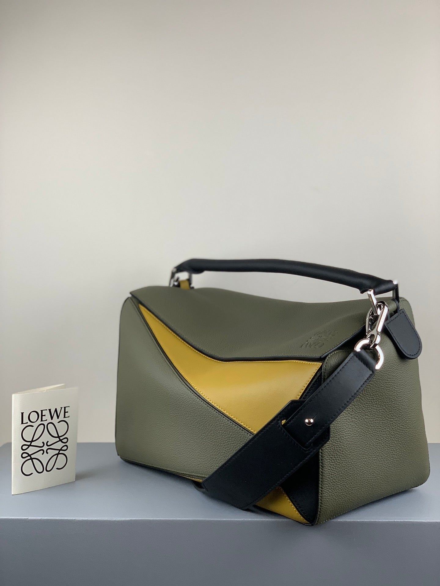 羅L威-Puzzle bag 小牛皮 大號