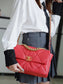 Chanel 19Bag-中號珊瑚紅