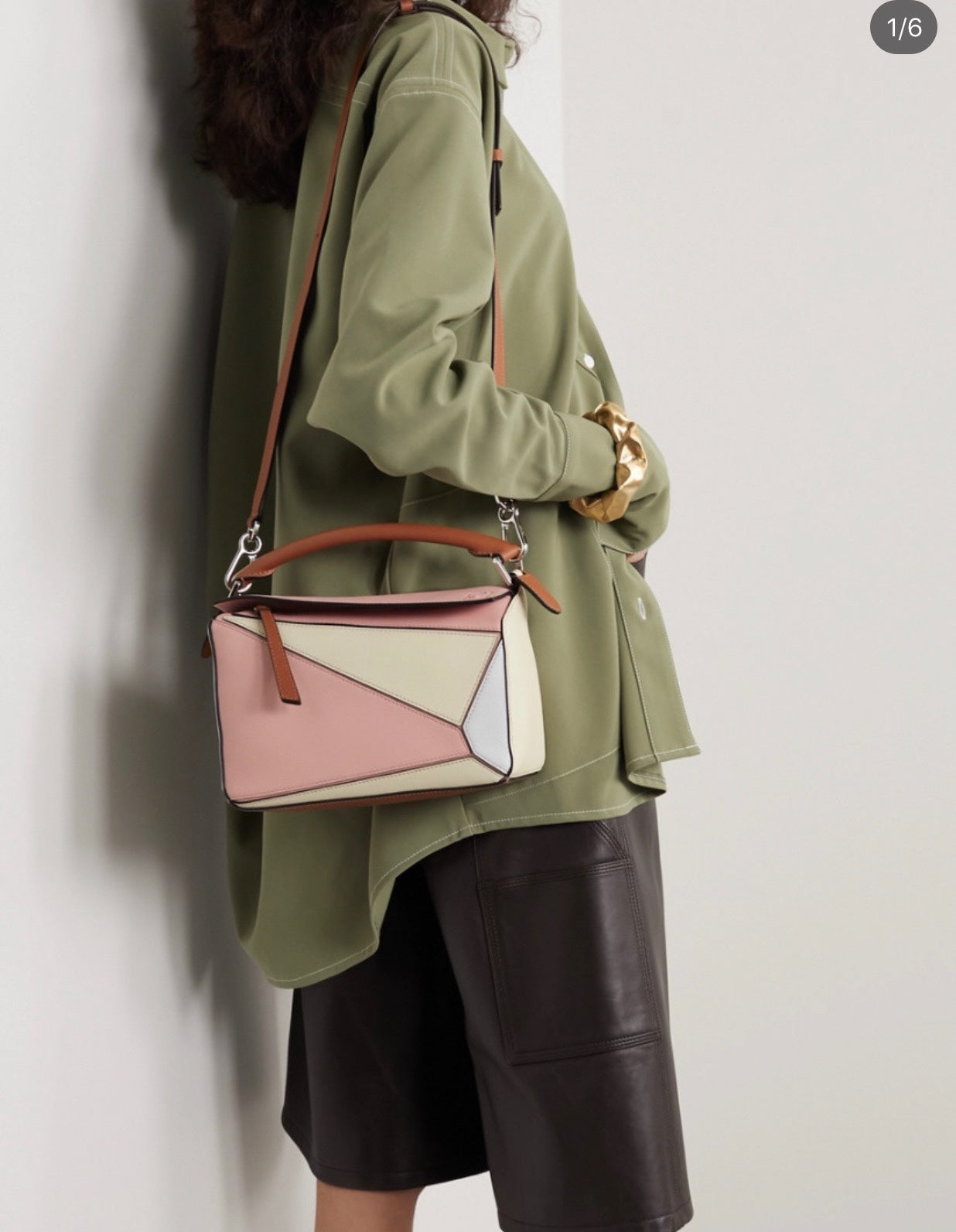 羅L威-Puzzle bag mini 冰淇淋色系列 24cm