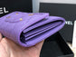 Chanel 復古CC荔枝牛皮-翻蓋中夾-復古五金