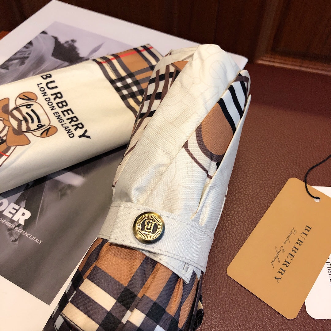 BURBERRY-雨傘-白色
