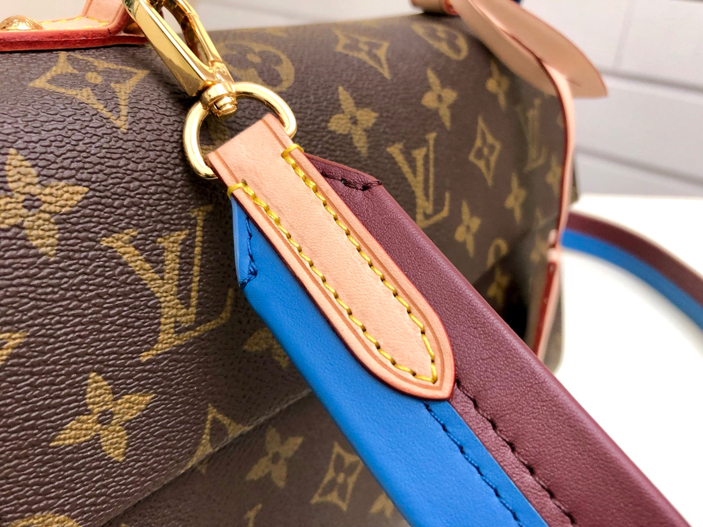M42738 路L家-Monogram 秋冬新款 Cluny手袋 藍色