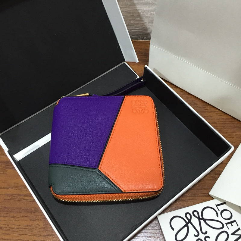 Loewe Puzzle系列 拉鍊短夾