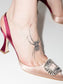 Manolo Blahnik-22SS 晶飾搭扣高跟鞋 白色 8cm