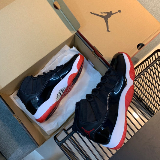 N1K-AJ11 籃球鞋 運動鞋 黑紅色