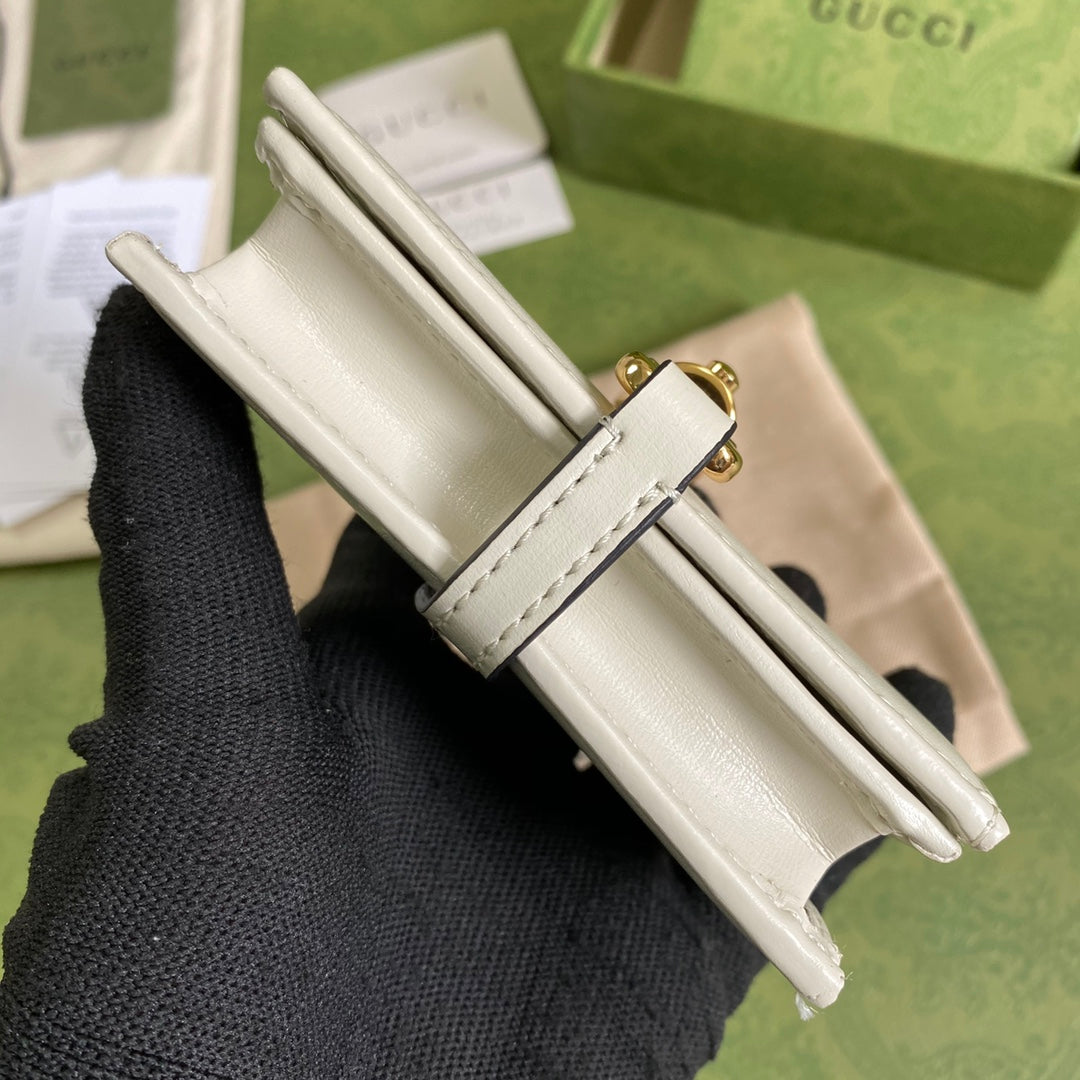 Gucci Jackie1961 系列拉鍊卡包短夾