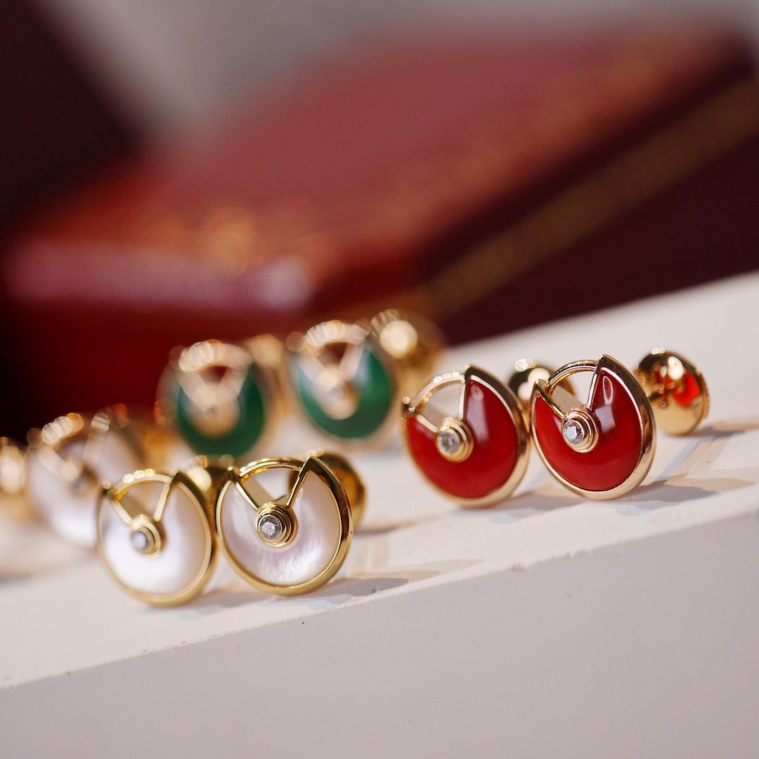 Cartier Amulette 貼耳式耳環