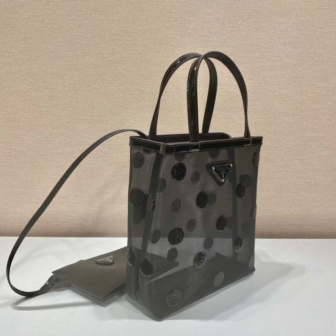 普P家-刺繡波亮圓點 亮片包 小號