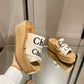 Chloe鞋-Chloe Woody Wedge Mule 厚底拖鞋