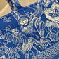 迪D家 Book Tote-中號36.5cm藍老虎
