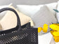 Dior Book Tote-大號41.5cm-黑色網格
