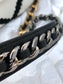 Chanel 19Bag 牛皮款-黑白格紋