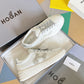 Hogan-2022早春新款 厚底休閒鞋 白色銀尾