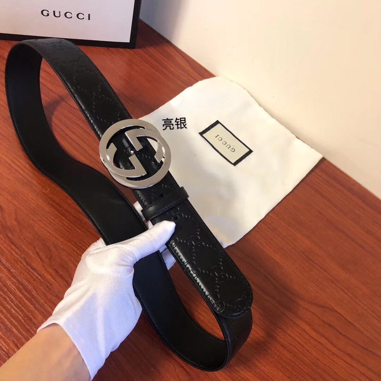 古G家-皮帶-4.0cm-男款