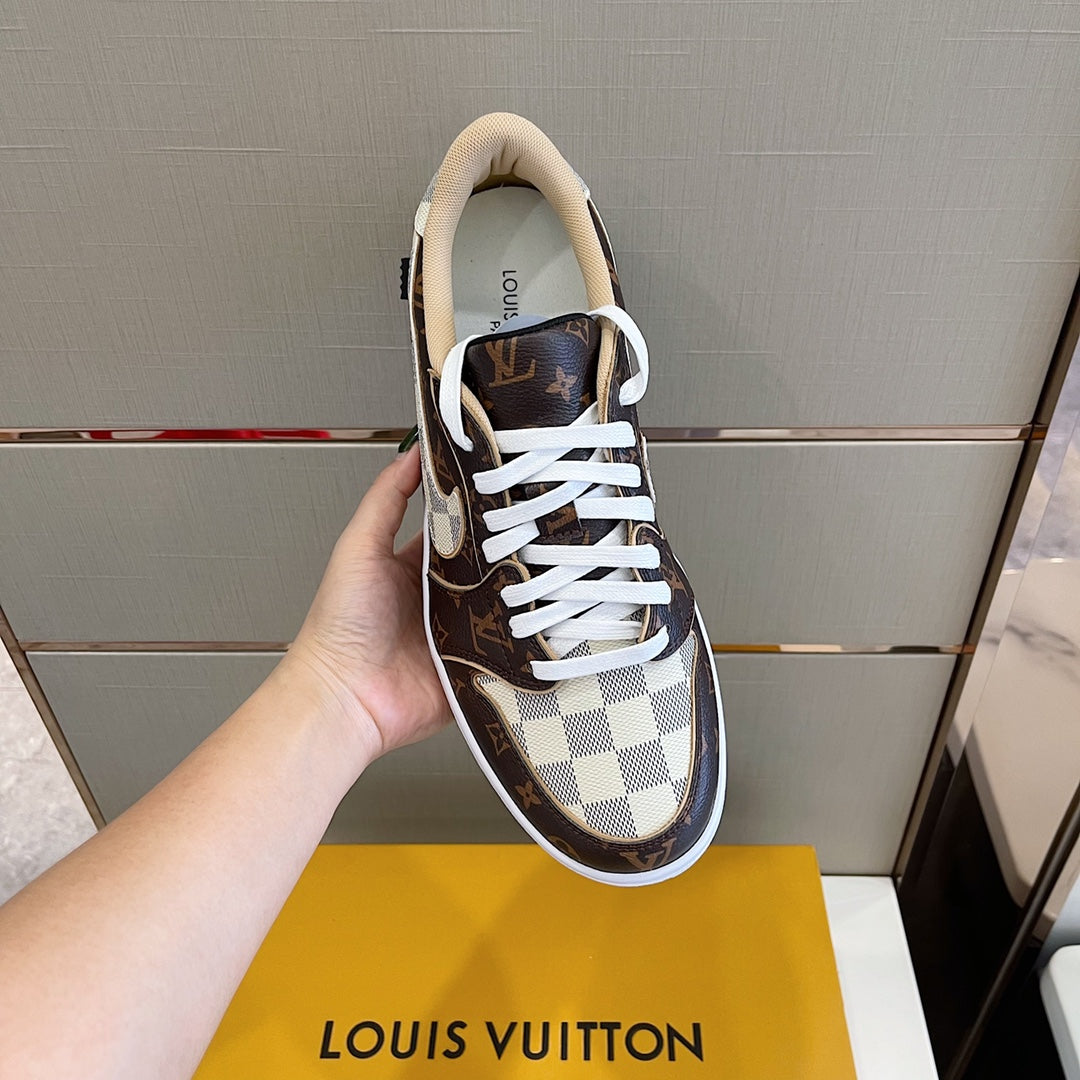 Lou-N1K聯名 板鞋 休閒鞋 咖色