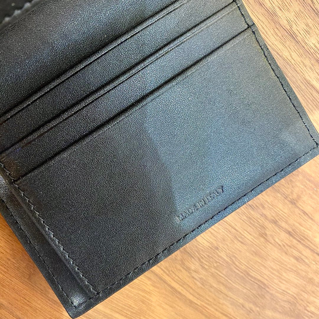 Celine STRAP 小號粒面三折短夾