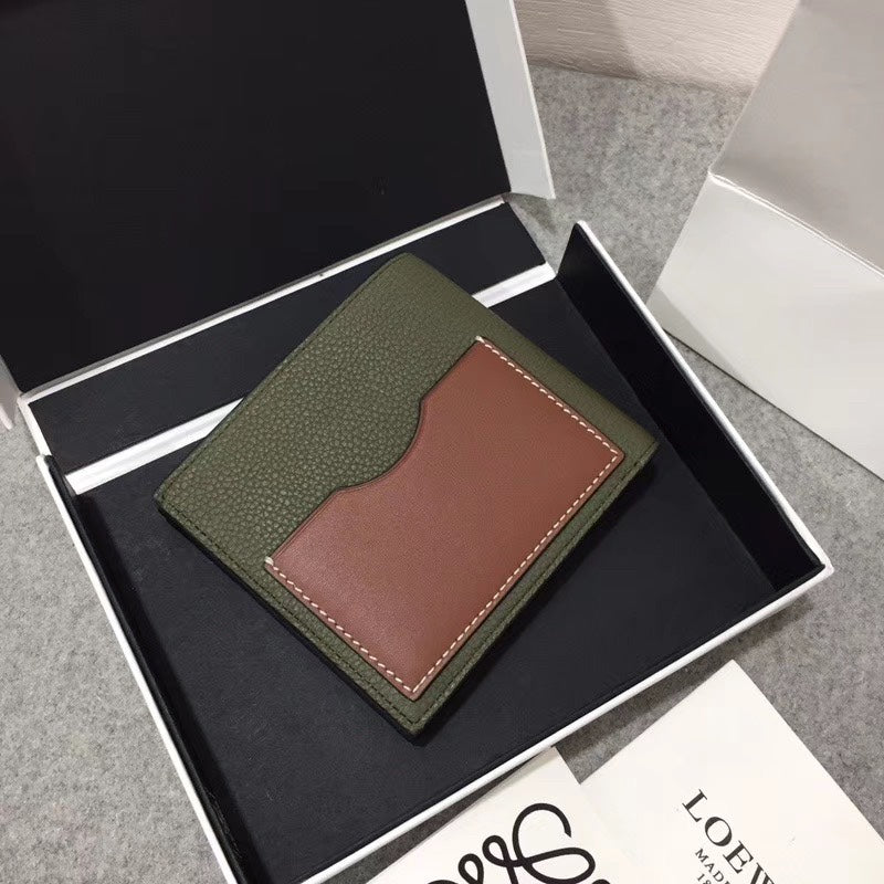 Loewe 男款對折短夾