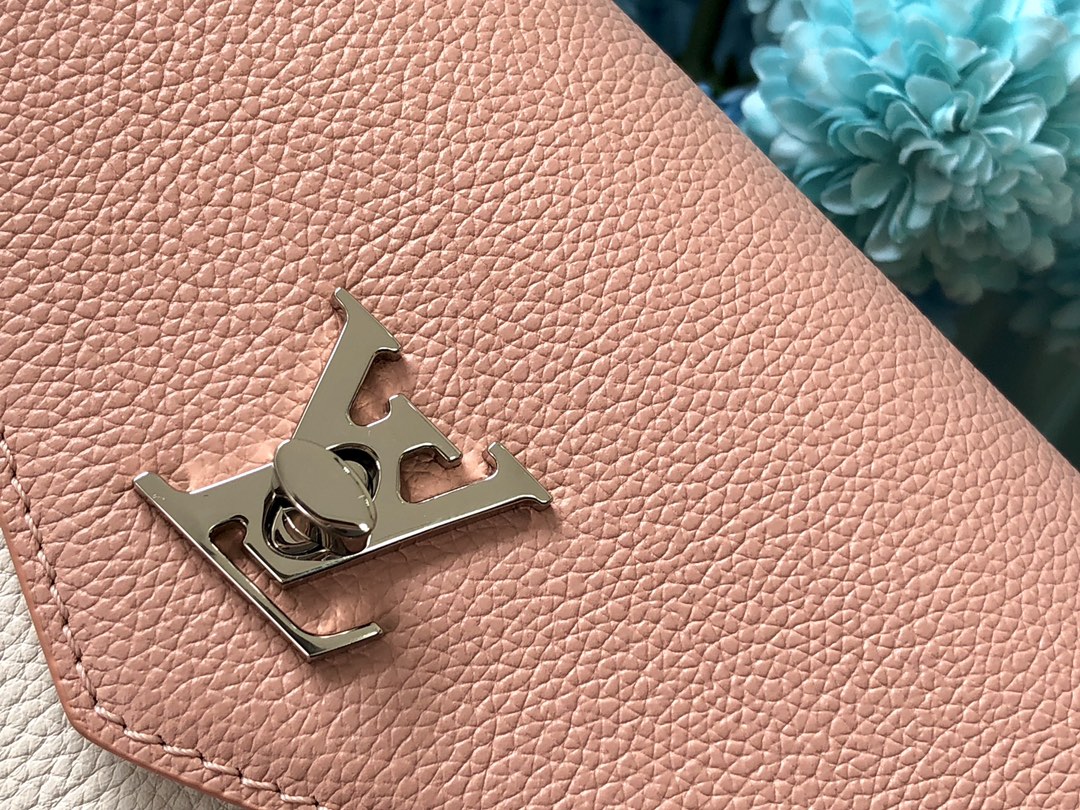M63980 路L家-POCHETTE MYLOCKME 鏈條包 粉色