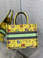 迪D家 Book Tote-中號36.5cm-七夕情人節限定 黃色