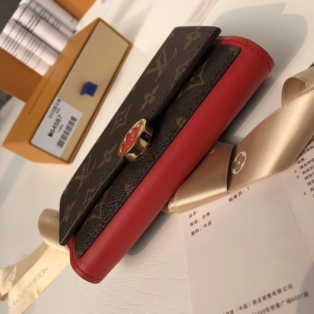 LV M64587 Flore短夾
