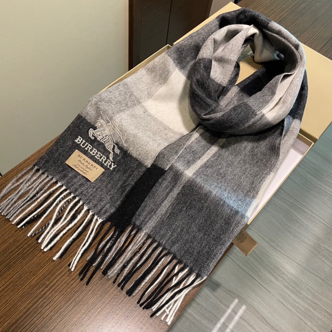 巴B家-羊絨長圍巾 38*200cm