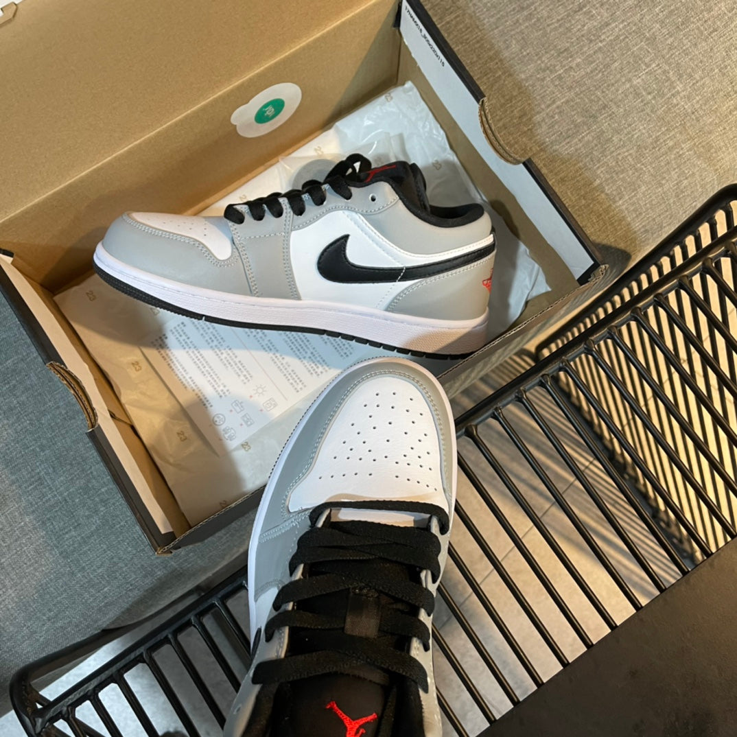 N1K-Air Jordan 1 Low 板鞋 休閒鞋 灰黑色