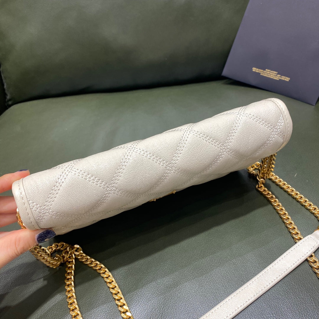 聖Y羅-Becky菱形絎縫小羊皮鏈條包