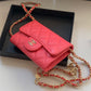 Chanel CF鏈條零錢卡包