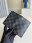 LV N63257 Damier Graphite 帆布短夾卡包 男款