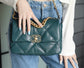 Chanel 19Bag-小號墨綠色