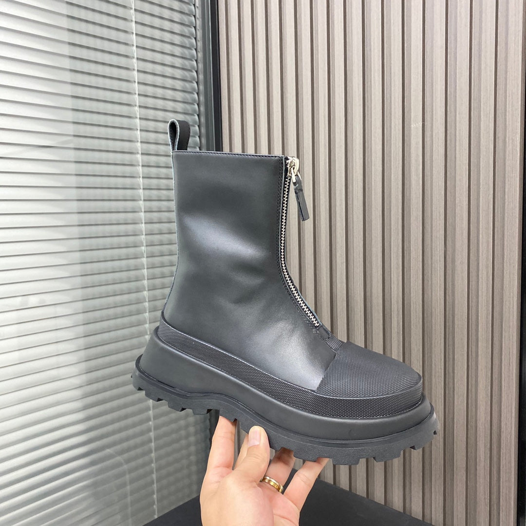 Jil sander-厚底短鞋