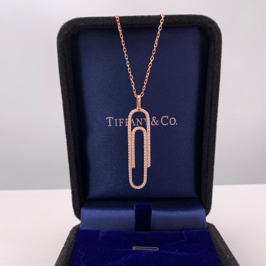 Tiffany-迴紋針 項鍊