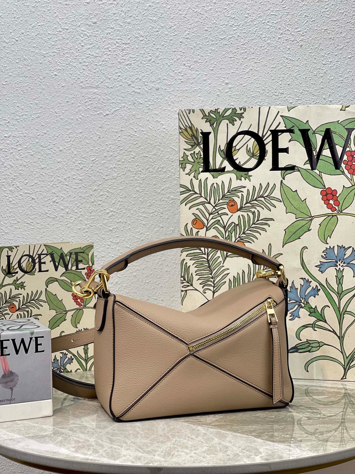 羅L威-Puzzle bag 小牛皮-米勒色